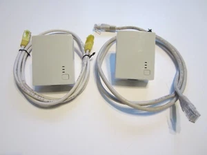 TP Link TL PA4010 Ethernet Internet Home Plug - White x2 plus 2 x lan cables. - Photo 1/4