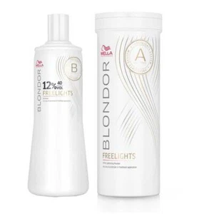 Wella Blondor Freelights Révélateur 12% 1000ml + Poudre Blondissant 400g - Photo 1/1