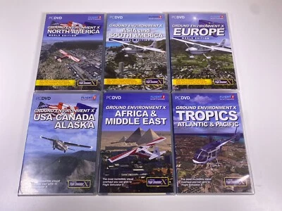 Ground Environment X Bundle x 6  - Microsoft Flight Simulator X Add-On - VGC - Image 1 of 4