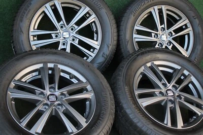 Seat Ateca KH7 KHP Alufelgen SE02 6016 Winterräder 215/60 R16 99H XL DOT21 2x6mm - Bild 1 von 4