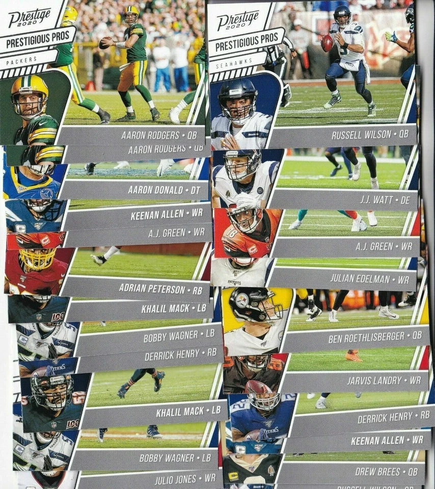 2020 Prestige Complete Your Set Pick'em Choose Prestigious Pros Insert 1-20 - Image 1 of 1