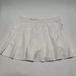 SCKTOO Juniors High Waisted Pleated Tennis Skirt School A-Line Skater Size L - Picture 1 of 11
