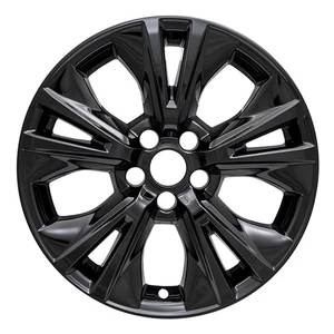 New set of 4 18" Gloss Black Wheel Skin for 14-19 Highlander LE/XLE Alloy Wheel - Picture 1 of 1