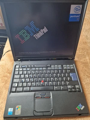 IBM TinkPad T41 2374 Pentium M Vtg Laptop Bios Pw Read Description - Image 1 of 4