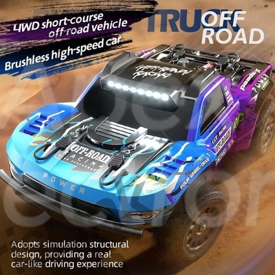JJRC Q130C Brushless High Speed RC Car Drift Pickup Off Road Toy 2.4G Full Scale - Image 1 of 4