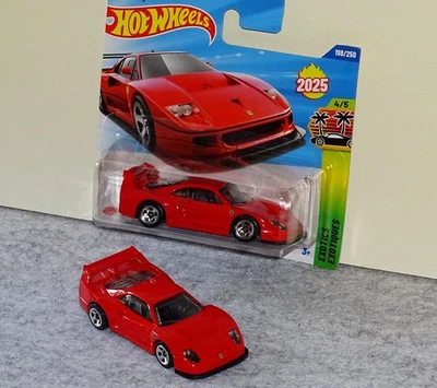 Hot Wheels Ferrari F40 Competizione – Nouveauté 2025  – 1/64 - Neuf sous blister - Photo 1/3