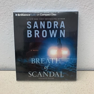 NEW Breath of Scandal CD Audiobook Sandra Brown THRILLER 5 Discs FACTORY SEALED Foto 1 de 3