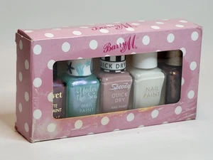 Barry M Nail Paints Gift -Set of 5 - Multicolour -Molten Metal, Speedy Nails etc - Picture 1 of 8