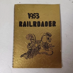 Anuario espiral Railroader Newton Ks High School 1953 de colección - Imagen 1 de 6