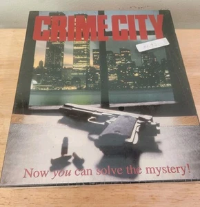 Juego de PC Crime City IBM 3,5 pulgadas disquete - Micro Mysteries - 1993 nuevo sellado - Imagen 1 de 3