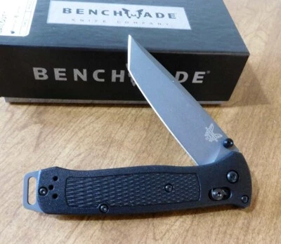 BENCHMADE New 537GY Black Grivory Handle Bailout Plain 3V Tanto Bld Knife/Knives - Image 1 of 2