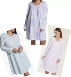 Miss Elaine Honeycomb Long Sleeve Nightgown Bundle 3XL NWT - Picture 1 of 17