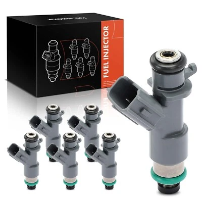Inyectores de combustible nuevos 6 piezas para Acura MDX RDX RL TL TSX ZDX Honda Accord Crosstour Foto 1 de 4