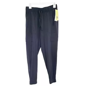 All in Motion Womens Pants  Sz XS  Joggers Black WorkOut Drawstring Pockets - Picture 1 of 13