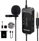 Lavalier Microphone 26ft Lapel With USB. Improve Your Exposure