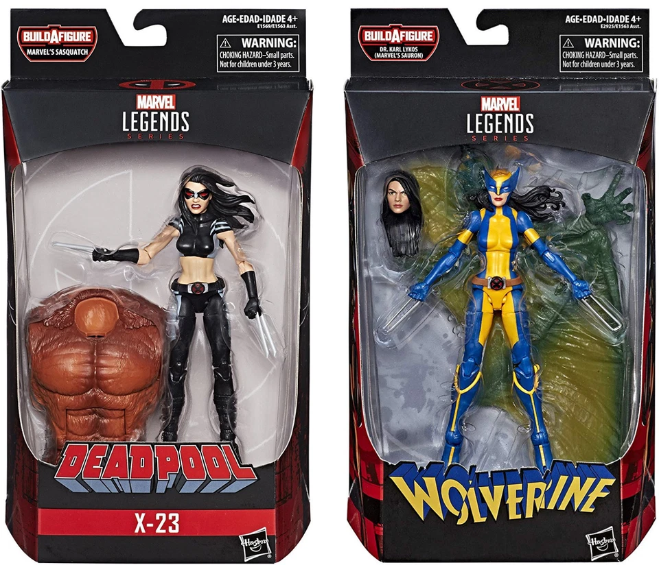 Marvel Legends ~ X-23 (X-FORCE) & X-23 (WOLVERINE) ACTION FIGURE SET ~ Deadpool - Image 1 of 4