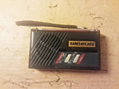 Vintage Portable Handheld / Travel AM/FM Clock Radio Alarm Model CR-233 - Image 1 of 4