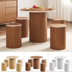 Esszimmertisch Tisch Set Rund Quadratisch Küchentisch Speisetisch Sofatisch - Bild 1 von 48