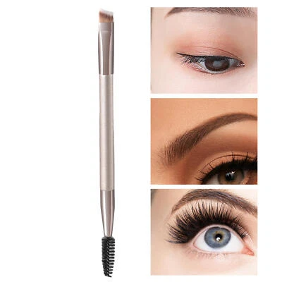 2PCS Eyebrow Brush Dual-ended Duo Brow Eyeliner Angled Cut Spoolie Brush - Image 1 of 4
