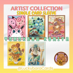 Artist Collection - Tomokazu Komiya Rare Pokemon Card Sleeves - Picture 1 of 8