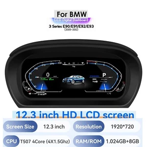 For BMW 3 Series E90/E91/E92 2005-2012 Car Digital LCD Instrument Screen Cluster - Picture 1 of 12