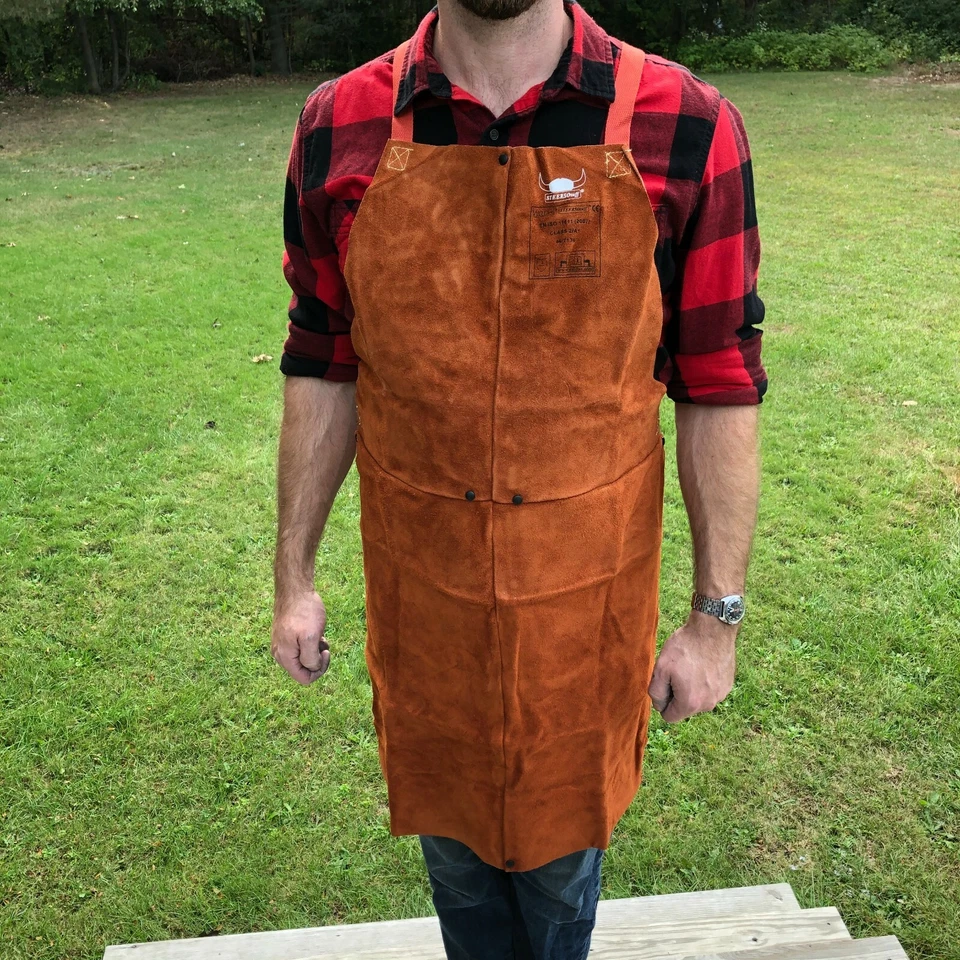 Weldas 44-7136 STEERSOtuff 36" Cowhide Bib Apron