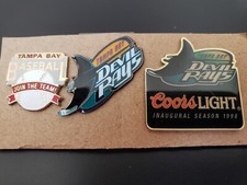 Tampa Bay Devil Rays Pins. Join The Team, Coors Light Inaugural season & logo.