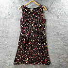 KELLY FELDER Womens Dress Size 14 Multicoloured Sleeveless A-line Pleated Skirt