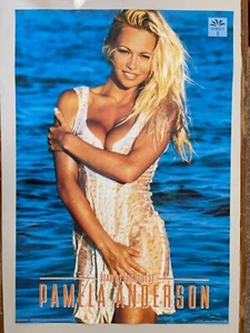 PAMELA ANDERSON,STAR OF EDENQUEST, PHOTO BY FLORET KARMIN AUTHENTIC 1997 POSTER - Picture 1 of 10