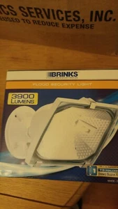 Outdoor FLOOD SECURITY LIGHT Fixture 300w HALOGEN 3900Lumens Bronze BRINKS 7210b - Picture 1 of 4