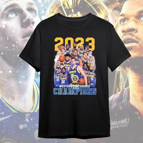 Denver Nuggets Western Conference Champions 2023 Finals T-Shirt Unisex All Size Cover