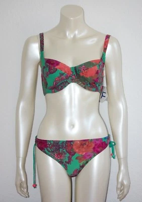 *** CYELL *** Damen Bügel-Bikini-Set Emerald Flowers Gr.36F *** UVP:99,95 € - Bild 1 von 4