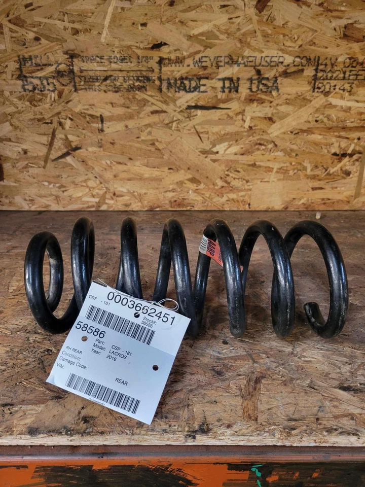 10 11 12 13 14 15 16 BUICK LACROSSE Coil/air Spring - Image 1 of 1