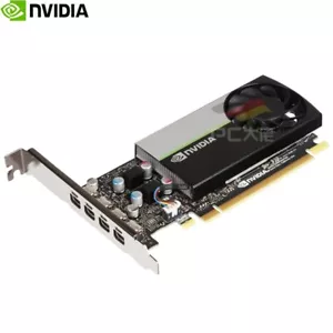 NVIDIA Quadro T1000 4GB GDDR6 PCIe 3.0 x16 Mini DP Graphics Card - Picture 1 of 6