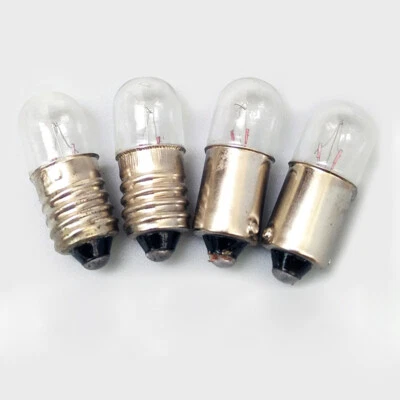 B9 Bayonet / E10 Screw Indicator Light Bulb Lamp 6.3/12/24/30/36/48V 1.5/3/5W - Image 1 of 4