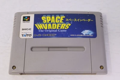 Space Invaders The Original Game SNES Super Famicom Japan Region Lock Cartridge - Image 1 of 2