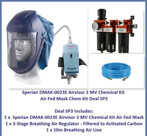 Sperian DMAK-0023E Airvisor 2 MV Chemical Kit - Air Fed Mask Chem Kit Deal SP3 - Picture 1 of 6