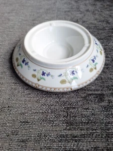 Haviland Limoges 1842 Impératrice Eugénie Candle Bowl Base Holder Floral Pattern - Picture 1 of 8