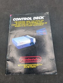 Control Deck Notice Nintendo Nes Console Fra-3