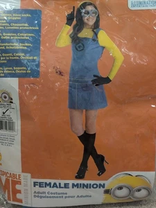 Despicable Me Adult Female Minion Halloween Costume, Size S 2-6, cosplay party - Picture 1 of 9