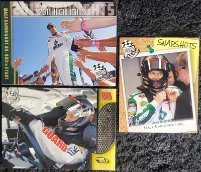 DALE EARNHARDT JR 2011 Press Pass #8, 2011 HIGHLIGHTS #97 & 2012 SNAPSHOTS 3/9 - Image 1 of 2