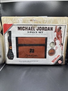 Michael Jordan 3-Piece Set Watch, Wallet, Keychain.  Partially sealed. - Picture 1 of 5