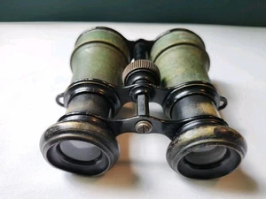 Binoculares antiguos de latón alemanes Gebirgs Glas modelo 1479 4,5", finales del siglo XIX - Imagen 1 de 20