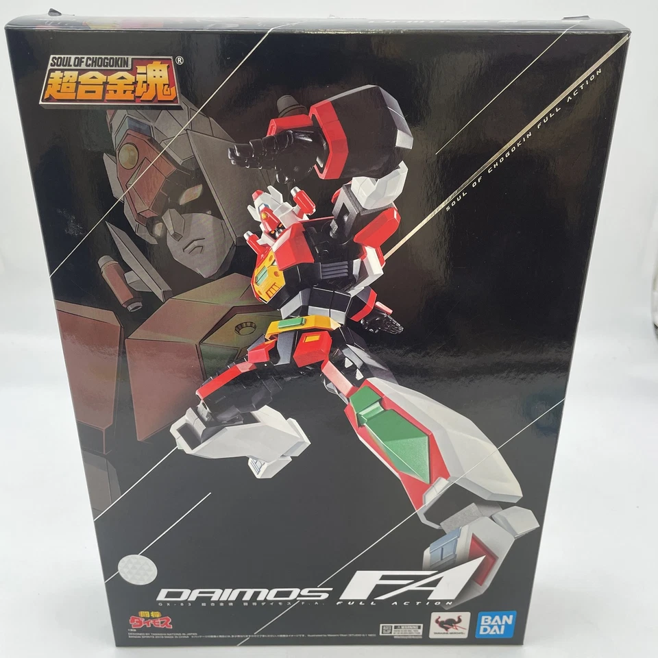 Soul of Chogokin F.A. Figura GX-83 Daimos Tosho Daimos Bandai Japón Foto 1 de 4
