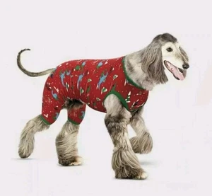 Wondershop Christmas Dinosaur Dog Pajamas Butt Flap Size Medium NWT - Picture 1 of 7
