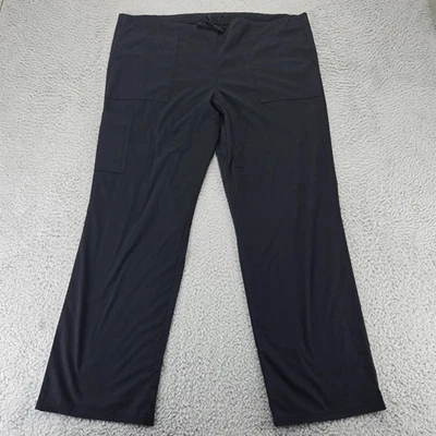 Pantalones Scrubstar Para Hombre Medianos Negros Carga Ropa Médica de Trabajo Exfoliantes Foto 1 de 4