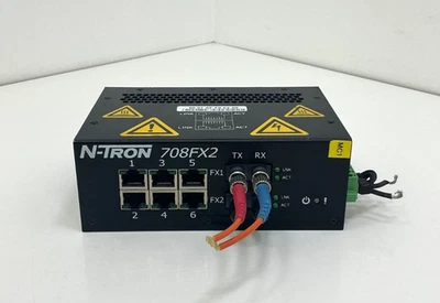 N TRON-708FX2-ST-ETHERNET SWITCH - Image 1 of 4