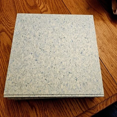 1960-е Amtico Винил Асбест Напольная Плитка 9x9 Серые Пятна MCM Ретро Новая из старых запасов Коробка из 22 - Изображение 1 из 4