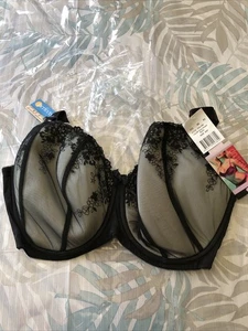 Perfects Australia Gray & Black Bra - Womens 42H, NWT - Picture 1 of 5
