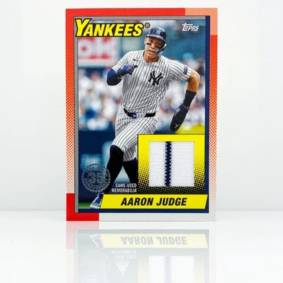 Parche usado juego de cartas reliquia de béisbol Topps serie 1 - 1990 Topps 2025 Foto 1 de 2